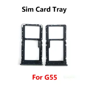Bilashmart Motorola Moto G55 Sim Card Slot Tray Holder Sim Card Reader Socket Replacement Parts