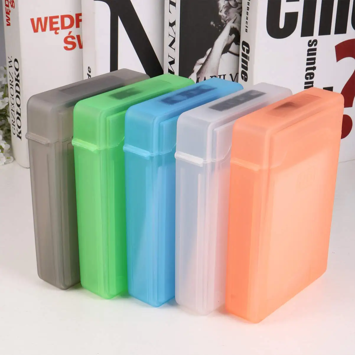 Multi-Color 3.5 Inch IDE SATA HDD Caddy Case External Hard Drive Disk Storage Box for Enclosure Cases