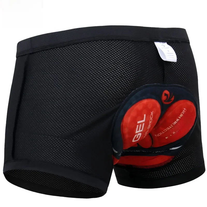 AliExpress X-TIGER X-Tiger Cycling Shorts Breathable Mesh Shockproof Cycling Underwear 5D Pro Thickened Gel Pad Cycling Shorts