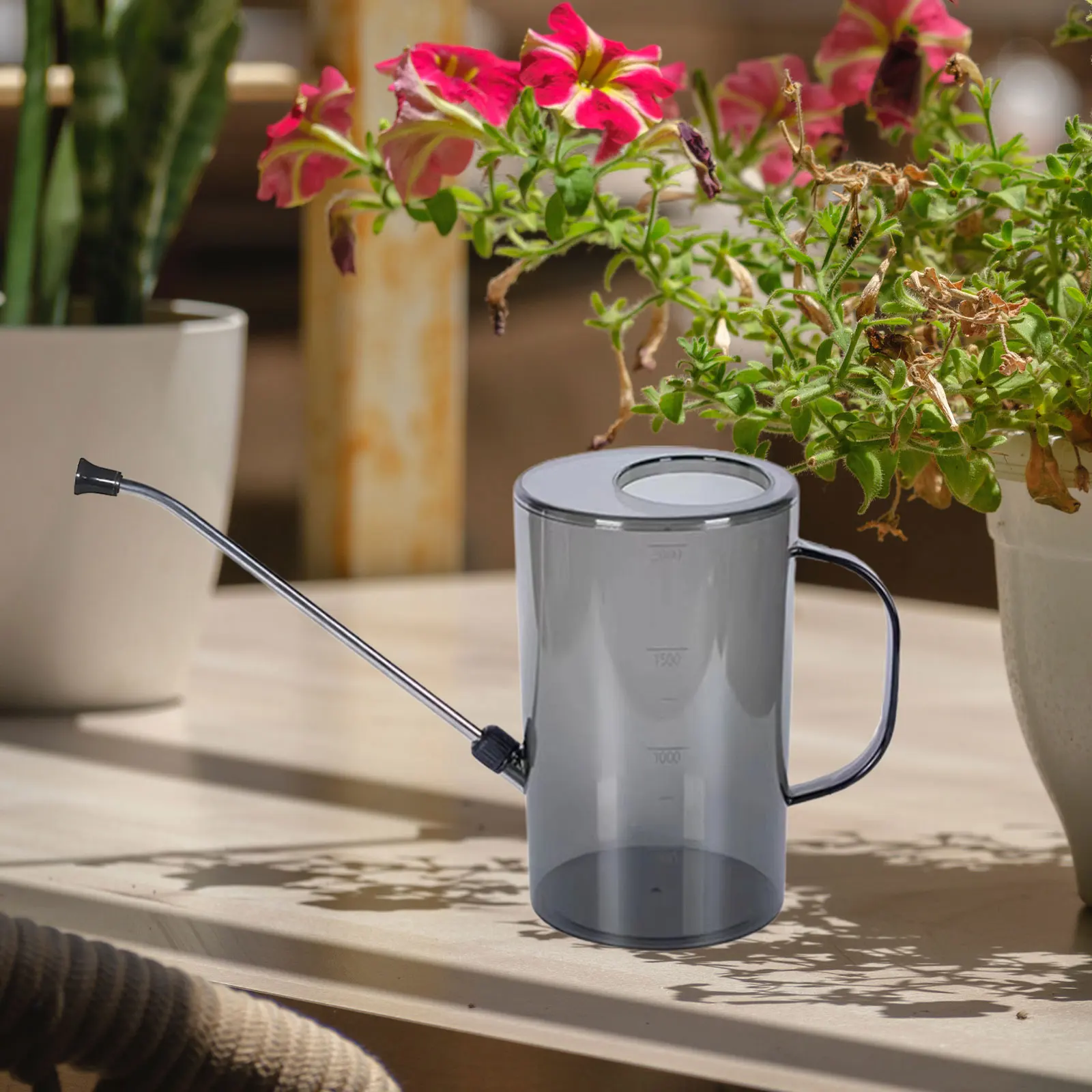 2L Watering Can Practical Flowers Gardening Tool Long Spout for Flower Bonsai House Plants Garden Flower Office Indoor Gardening