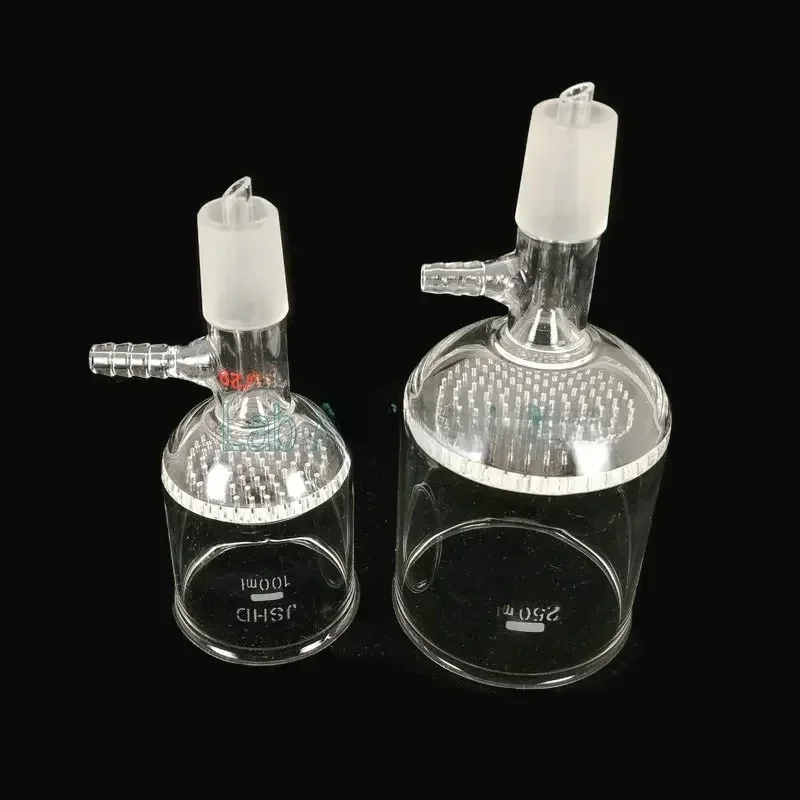 1 szt. Płyta szklana lejek filtracyjny 30/60/100/150/250/500/1000ml szklane lejki porowate Buchnera z rurami odgałęźnymi do laboratorium — zdjęcie produktu 7