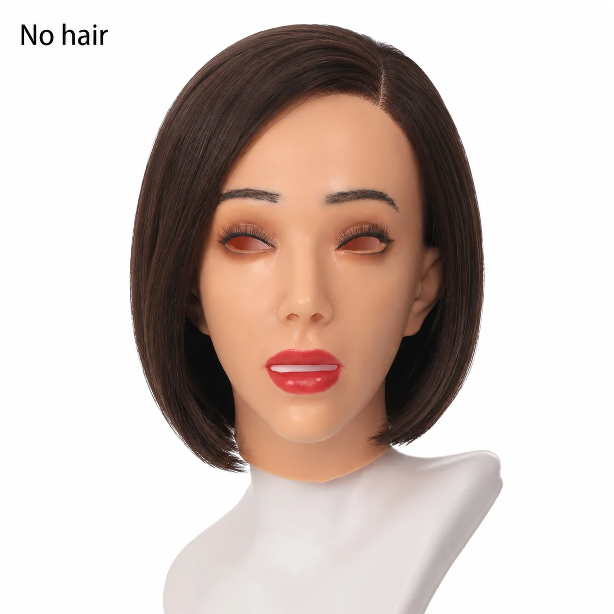 

Full HeadMask Realistic Silicone Head Mask Cover Cosplay Halloween Crossdressing Mask Male to Female Crossdresser Disguise