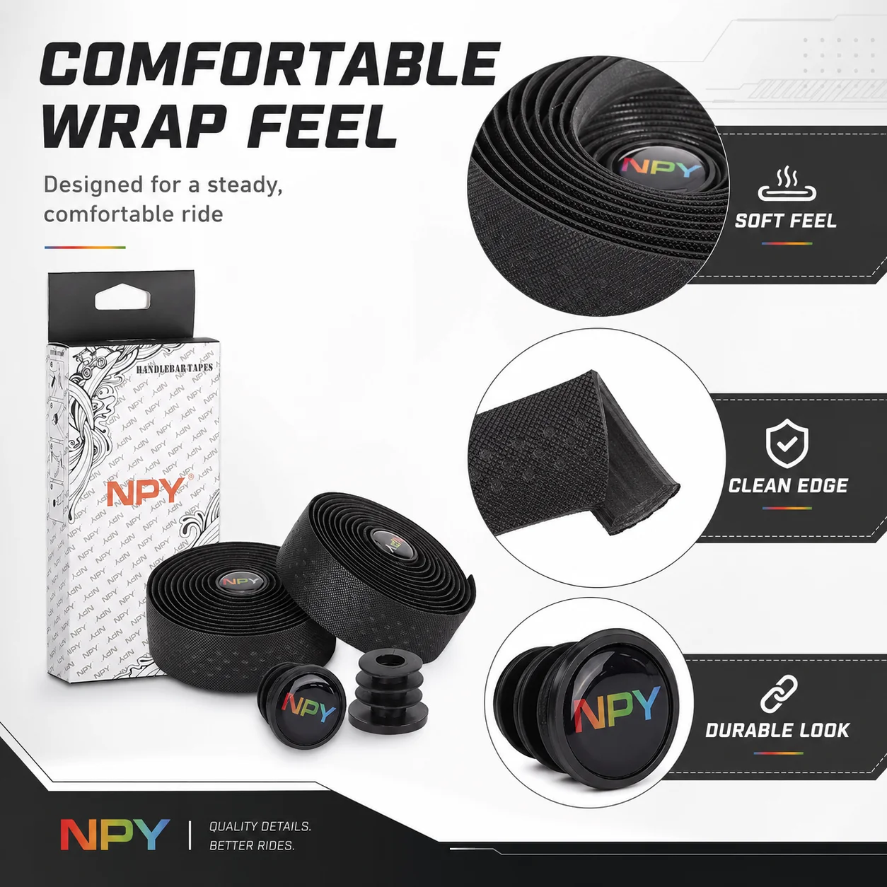Bicycle Bar Tape Set Non Slip  - Fixed Gear Cycling Kit ulasan dan harga