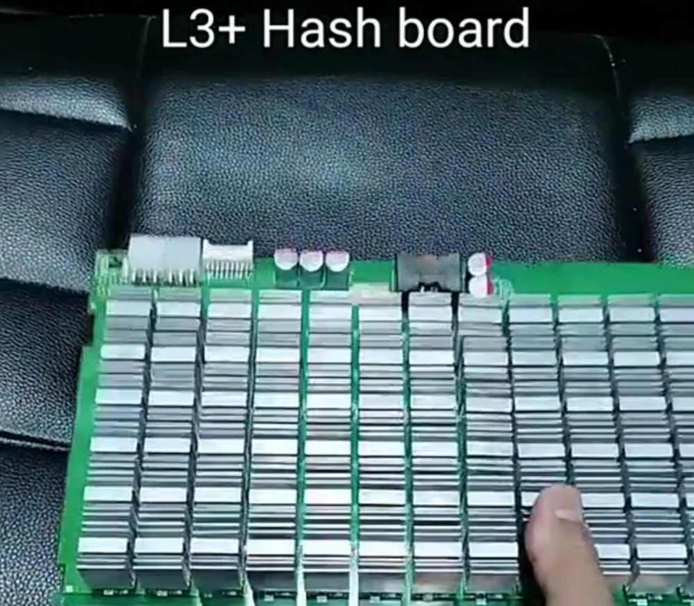 Second Used Bitmain Antminer L3+  L3++ Hash Board Replacement