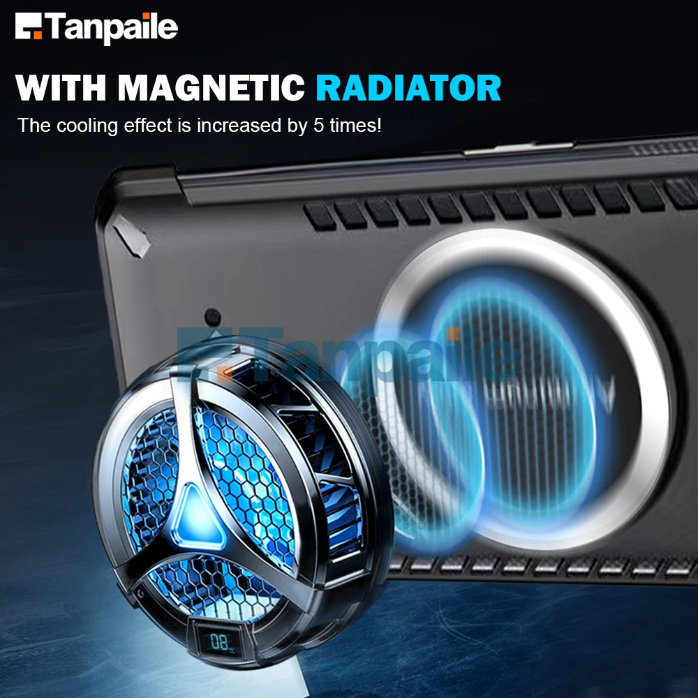 Tanpaile Cooling Magnetic Case For Xiaomi Black Shark 4 4S Pro 5 5RS Shockproof Soft Heat Dissipation Back Cover