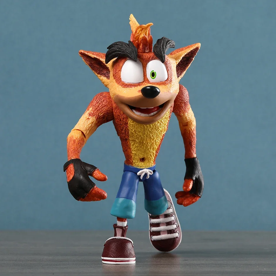 NECA Crash Bandicoot figurka-model kolekcjonerski zabawka prezent figurka lalki — 2