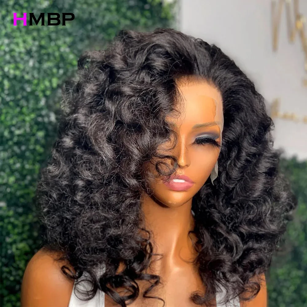 350 Density Wear And Go Glueless Wig 360 Full Lace Wig Loose Deep 13x6 Lace Fronal Wig Preplucked Lace Front Wig For Women HMBP