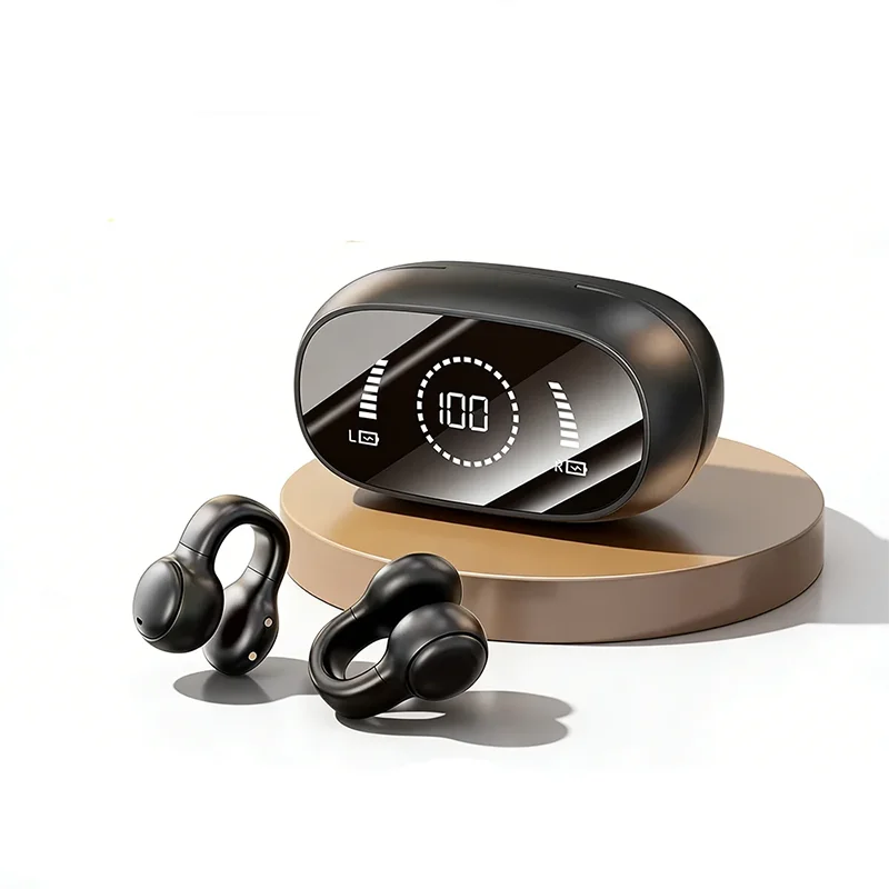 Original open-back wireless sports earbuds, clip-on music an