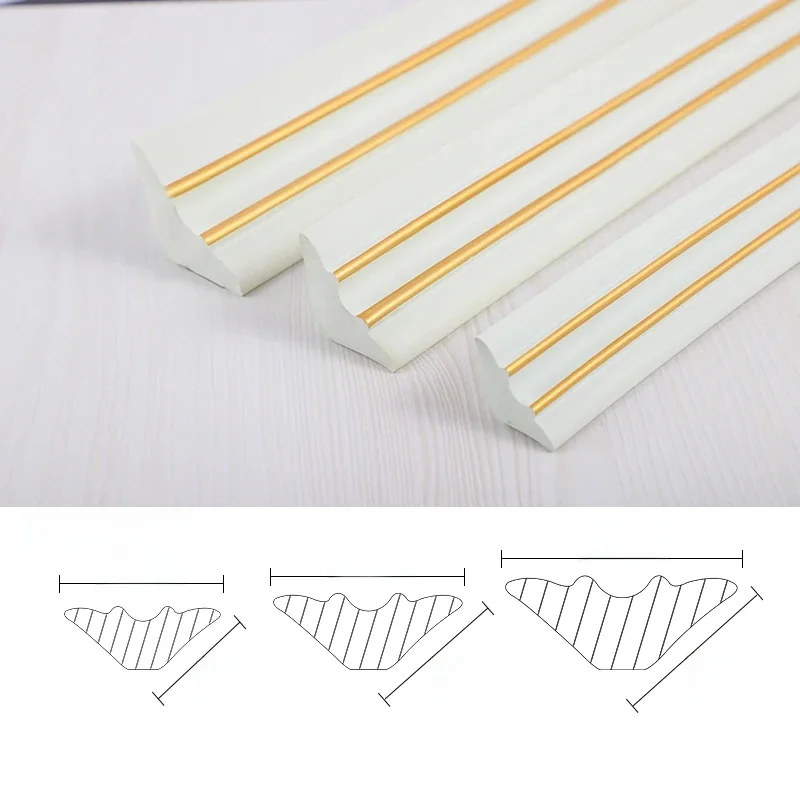 5M 3D Foam Wall Edge Strip Stickers Zelfklevende Waterdichte Plint Hoek Taille Lijn Plafond Rand Strip Home Decor - afbeelding 2