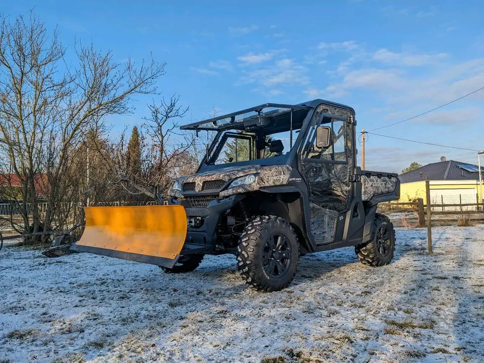 CFMOTO UFORCE 1000 with cabin snow blade lift 2023 BEST DEAL