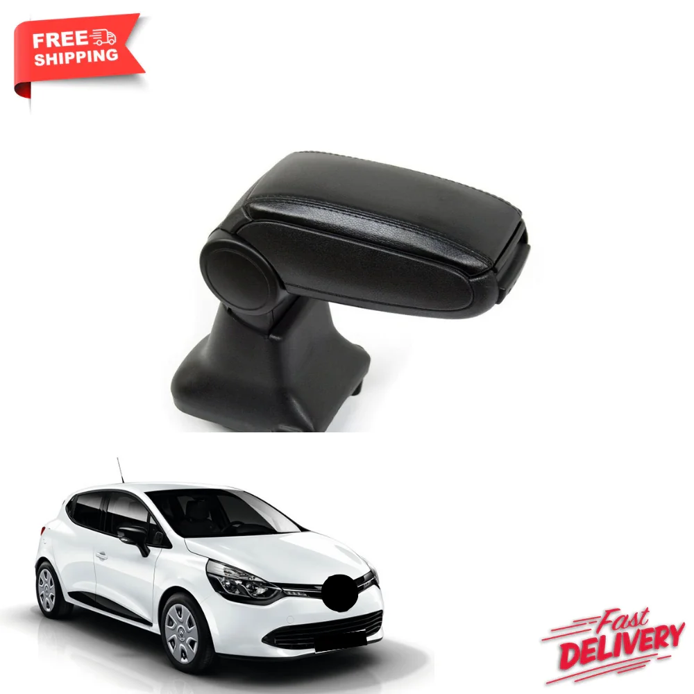 

For Renault Clio 4 black armrest. 2012-2019. ISO9001 / 2008 A + quality modified design