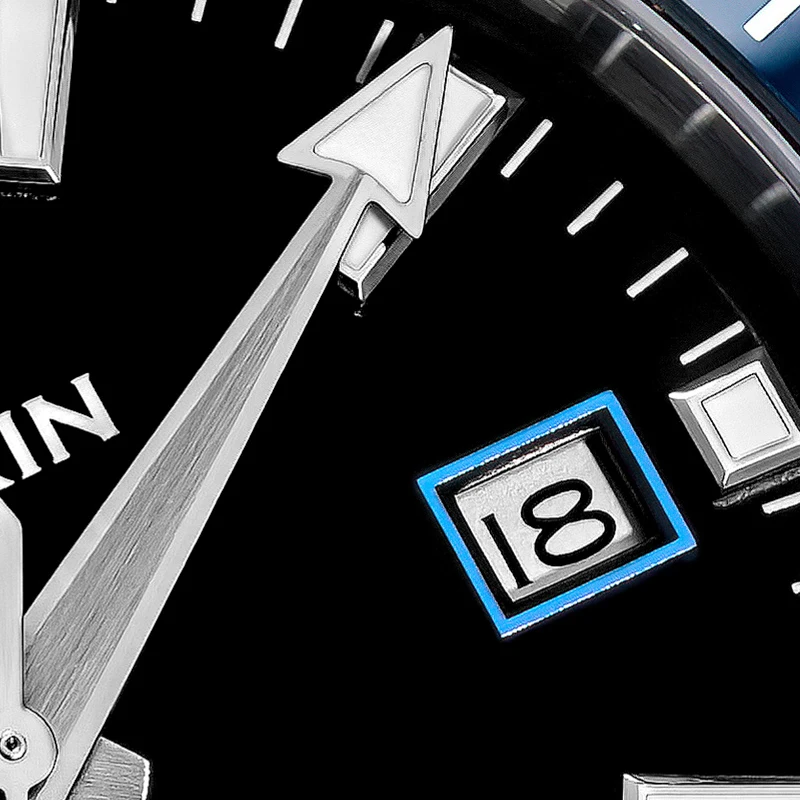 AddiesKin K009 Men Automatic Mechanical Watch Miyota 9015 Ceramic Bezel Sapphire Crystal 200M Waterproof Luxury Stainless Steel