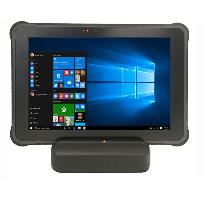 windows 10 pro 101 industrial 1d 2d scanner de codigo de barras ip67 robusto tablet pc intel z8350 4gb ram 64gb wifi rs232 rj45 hdmi 01