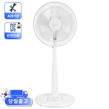 한일 선풍기 스탠드형 저소음 5엽날개 12인치 30cm 타이머 사무실 업소용 가정용 식당 카페 EFe-0213