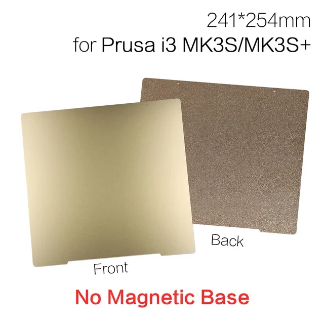 Für Prusa I3 MK3S PEI-Bauplatte 241x254mm Doppelseitige Federstahl-Platte Schwarz PEI Glatte PEI-Platte für Prusa I3 MK3S+ – Detail 3