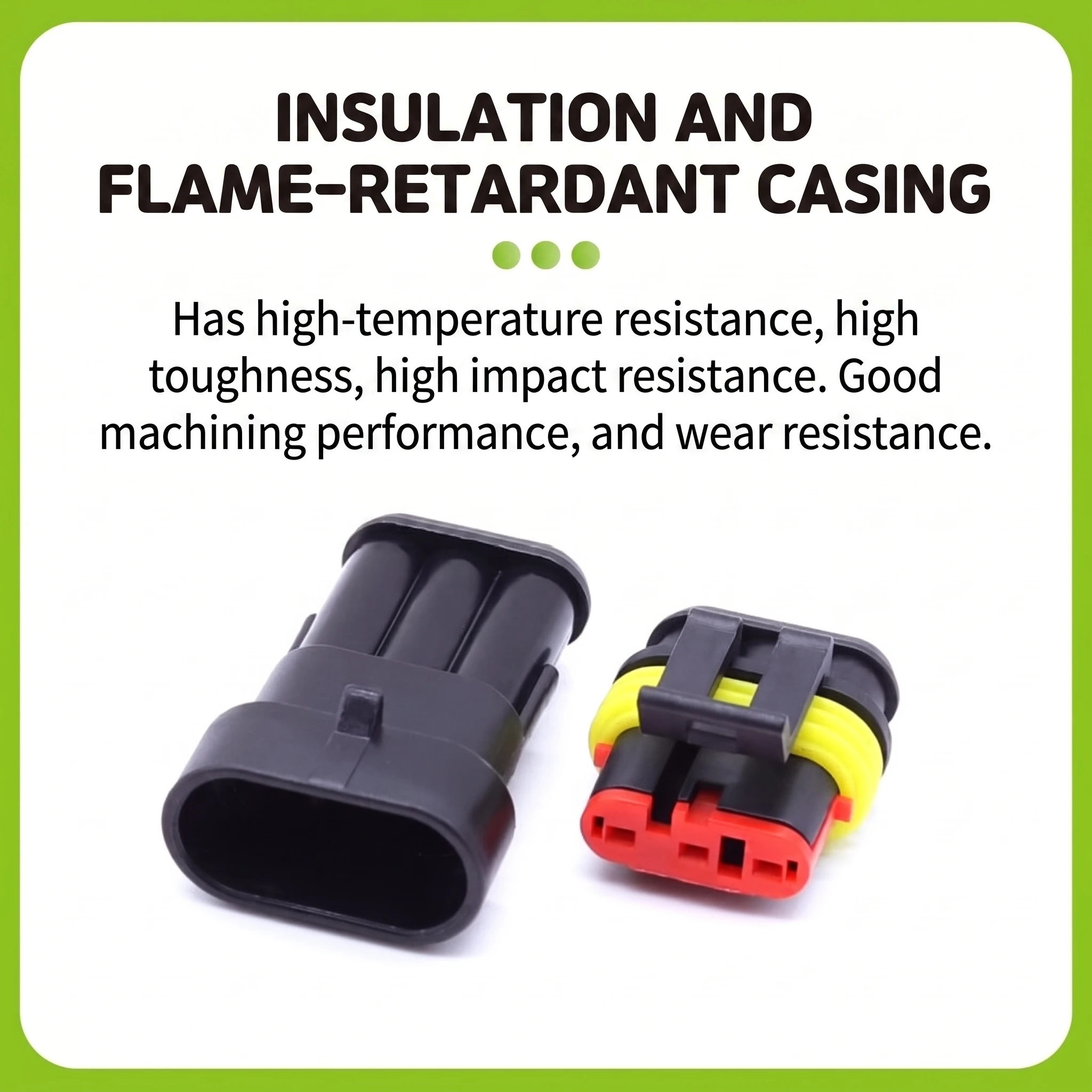 AMP 1.5 Quick waterproof connector Automotive connector Male female plug holder 1P 2P 3P 4P 5P 6P