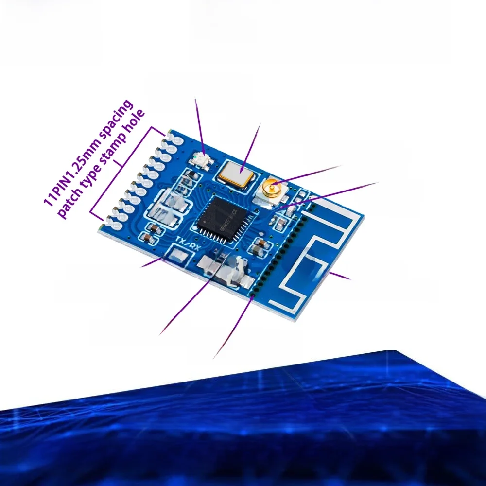 EGBO Bluetooth-Modul 5.3 Audiosendermodul Stereo GFSK-Transceiver Kopfhörerplatine Drahtloser Lautsprecher KCX_ BT_ EMITTER 5