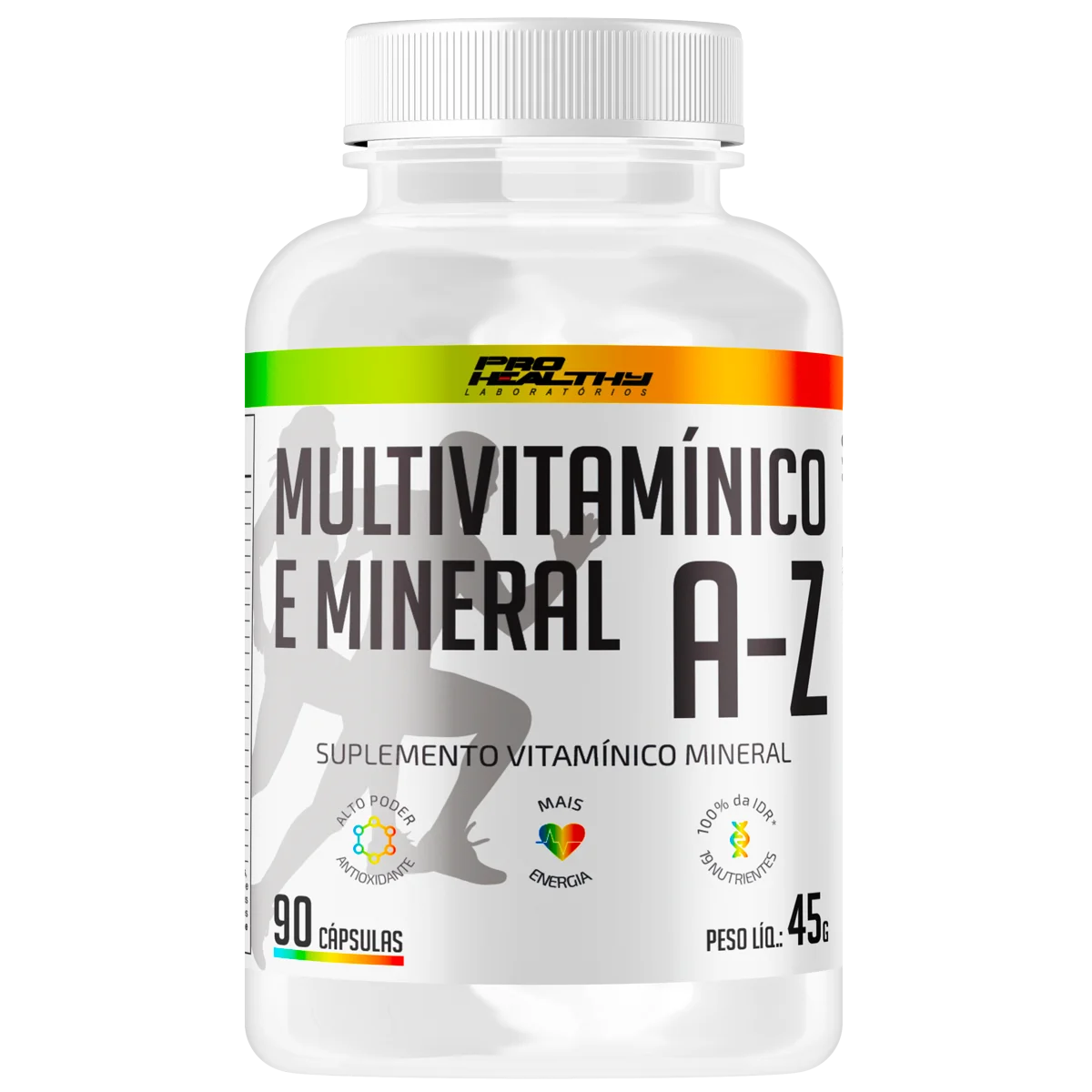 Multivitamin And Mineral A-Z-90 Capsule Pot-Pro Healthy