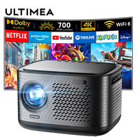 ULTIMEA Full HD Projector 1080P 4K Home Theater Projector with Netflix,Auto Focus 5G WiFi Bluetooth Projector Portable Projector