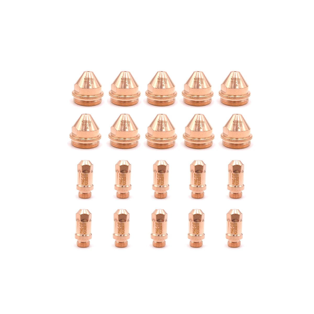 

10sets Yueyang YGX100A CNC Plasma Torch Electrode Nozzle Tip YGX-100 YK-100 YGX100 100103 100102 Huanyuan LGK-100/120