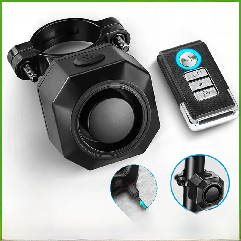 AliExpress Extractme Wireless Motorcycle Burglar Alarm Remote Control 110dB Vibration Sensor Electric Bike Scooter Safety Protection Alarm