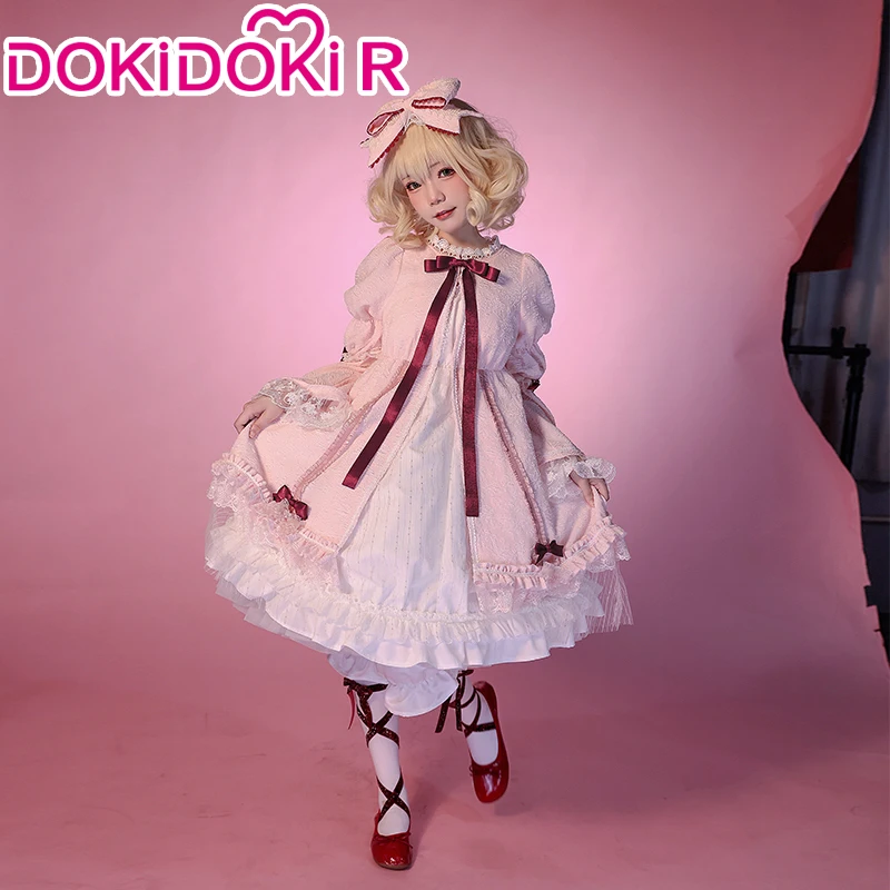 Hinaichigo Cosplay Costume Anime Rozen Maiden Cosplay DokiDoki-R Women Cute Doll Cosplay Lolita Pink Dress Hinaichigo Chrismas