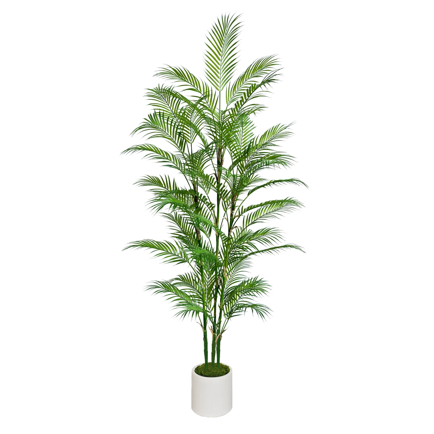1,2m-1,8m Künstliche Areca-Palme Große Künstliche Tropische Pflanze für Innendekoration Künstlicher Topf-Palmenbaum für Wohnzimmer Büro Hotel – Detail 11