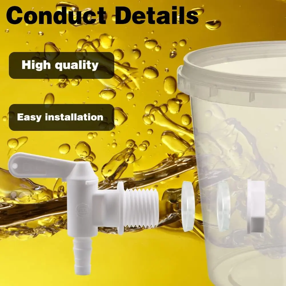 Bottling Bucket Spigot Fermenter Tap Fermenter Bucket Plastic Spigot Homebrew Tap Beer Wine Making Bar Tool 1 PCS MUGLIO 5