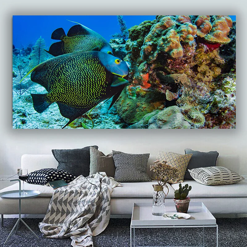 

The Life Of Marine холст с рыбой Wall Art