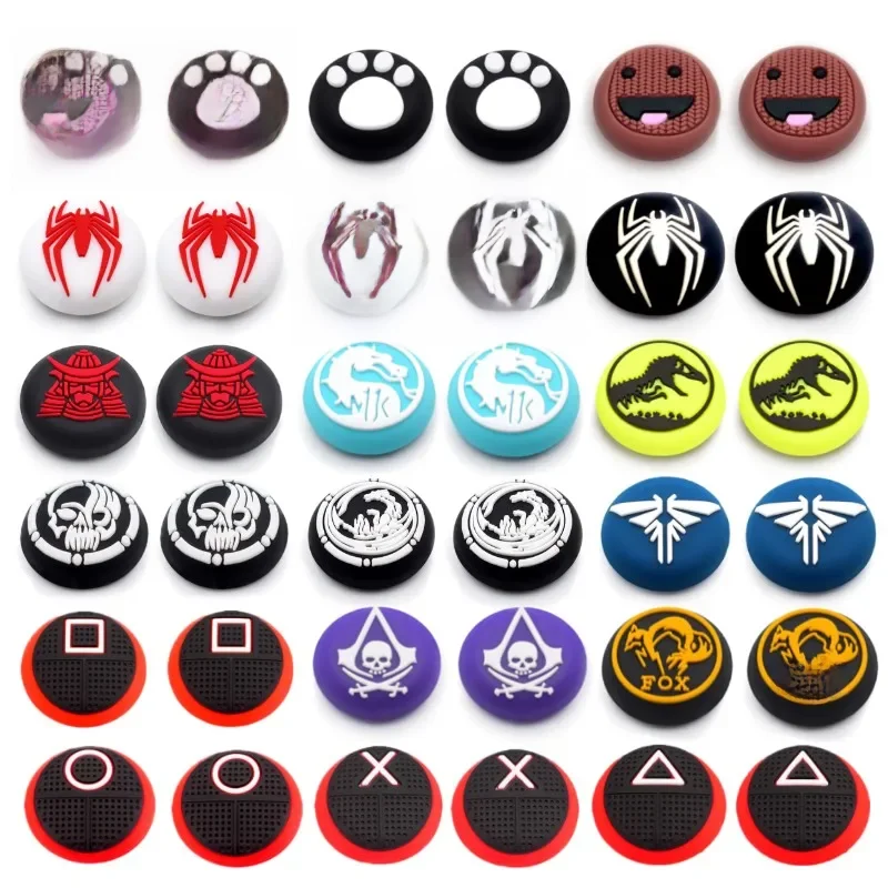 Couvercle de capuchon de poignée de pouce en Silicone pour Playstation 5 PS5 PS4 Xbox série XS accessoires de contrôleur de Joystick de jeu capuchons de poignée de pouce