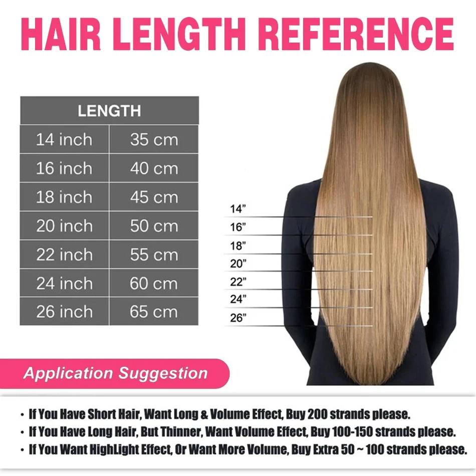 Uperfect-V Dica extensões de cabelo, Straight Fusion, queratina extensões de cabelo, 100% cabelo humano real, pré ligado