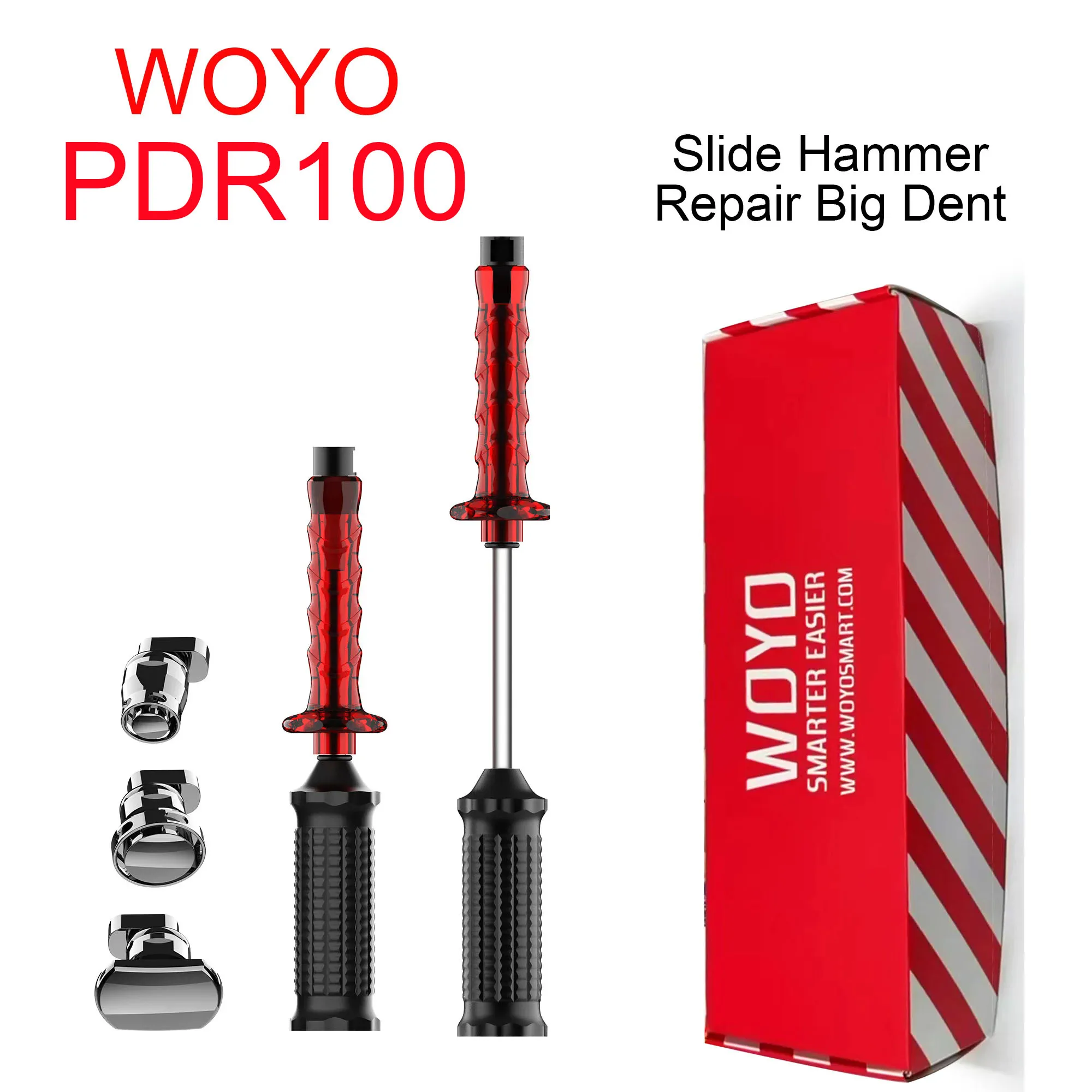 

WOYO PDR100 Handhold Car Sheet Metal Tools Dent Puller with Tabs Set Car pdr100 Dent Repair Tools for All Car