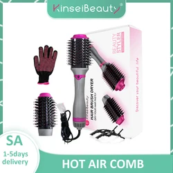 Multi-Function Hair Electric Hot Air Brush  Anti-scalding   Professional Hair Tools Negative Ion Blower Hair  Hair Curler