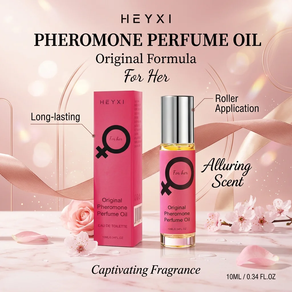 Alcohol-Free Roll-On Perfume for Women Natural Floral Scent Long-Lasting Mild Fragrance Portable and Elegant Daily Body Perfume