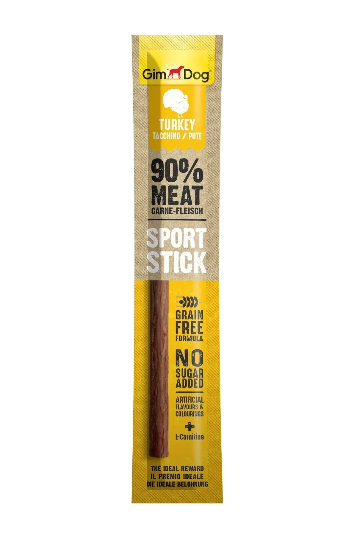 Gimdog Sport Sticks Quality Natural Delicious Fresh Healthy Turkey Meat Grain Free Dog Treat Sticks 12 gr