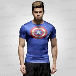 New Summer Boy Comic Captain America Blue Shield3D t-shirt Casual stampata Rogers manica corta per uomo Kid/Adult Top ad asciugatura rapida