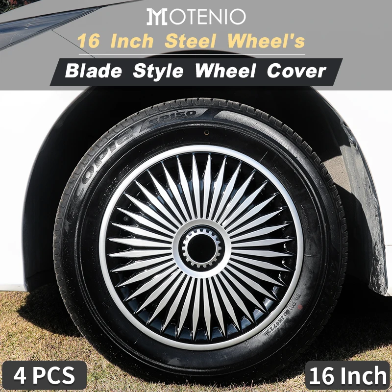 

Universal Wheel Hubcap Wheel Cover Replacement R16 Hub Caps Rim Cover ABS Material Exterior Accessories Car Truck SUV -Set of 4