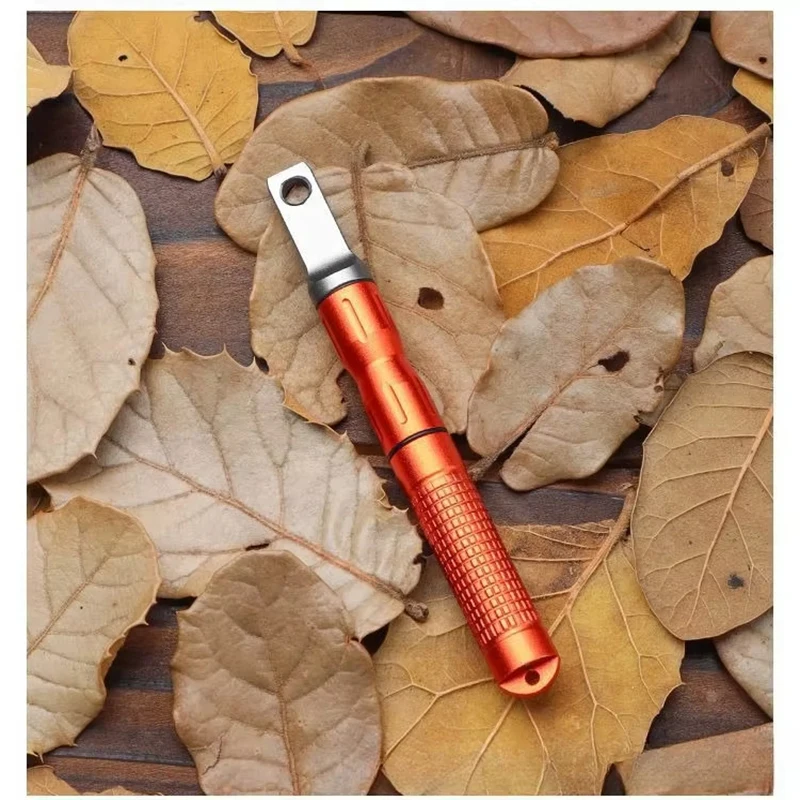 2PCS Outdoor Multifunctional Flint Fire Starter Waterproof Emergency Fire Rod Camping Zinc Magnesium Rod Fire Rod Ignition Stick view 6