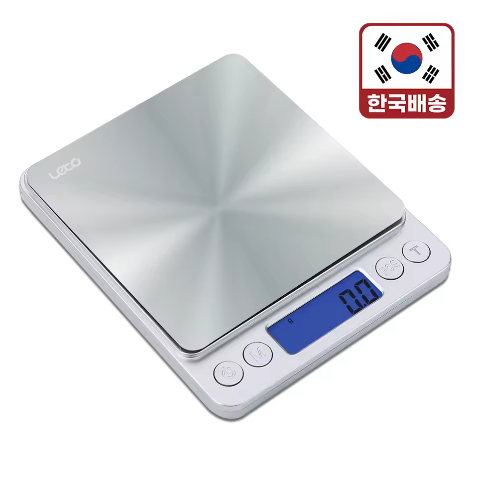 레토 전자저울의 정밀한 측정 모습