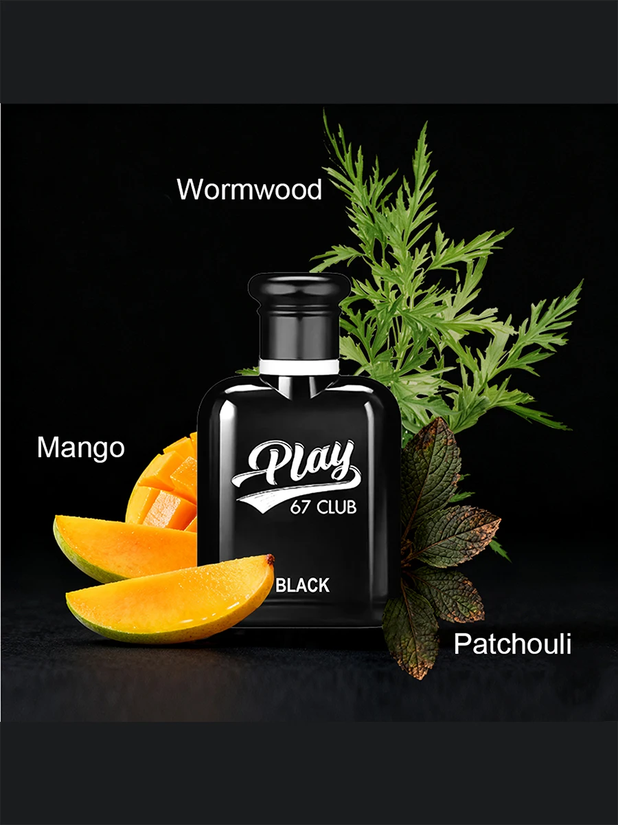2PACK/200ML Set Parfum Pria |   Aroma Kayu yang Aromatik dengan Nuansa Mangga, Cendana, dan Jeruk | Wangian Tahan Lama untuk Pria | Hadiah untuk Dia