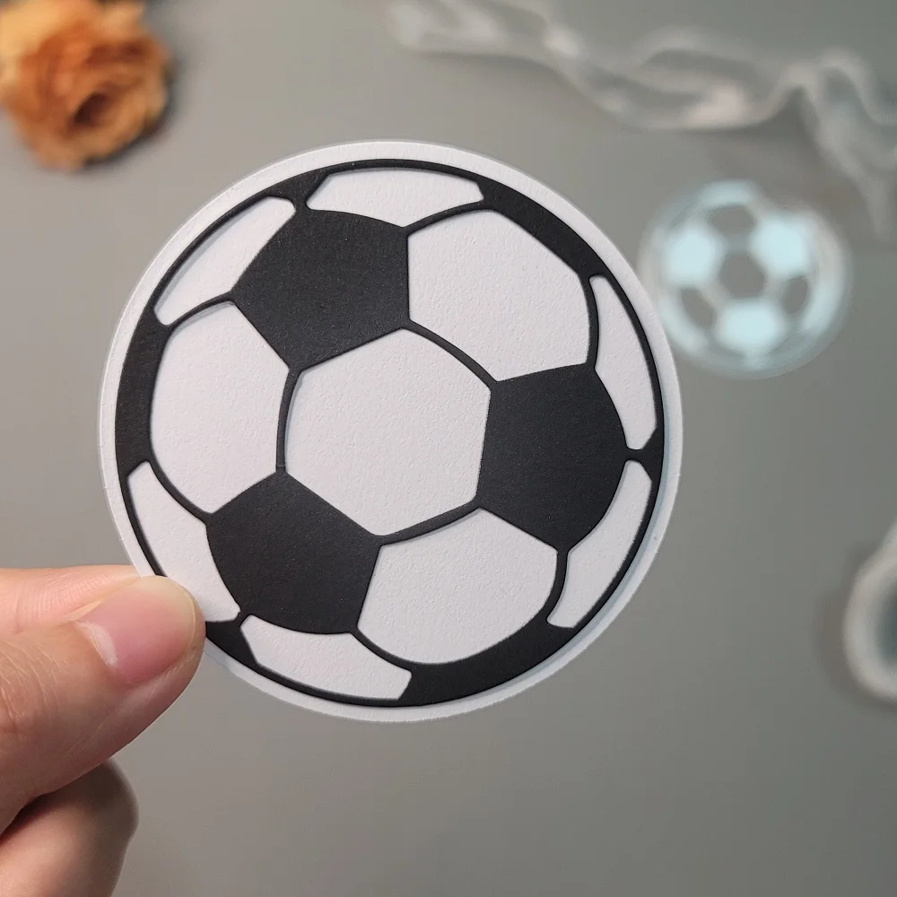 Football Cutting Dies Mold Scrapbook Seal DIY Manual Mold Home Album Production Carbon Steel Die Cuts 2022 New