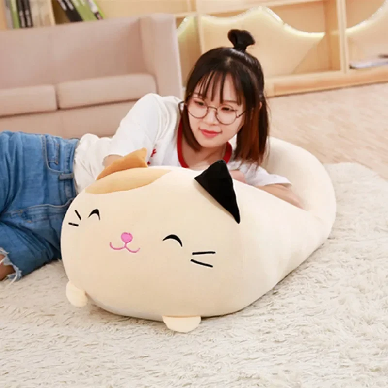 Kreatywna poduszka 30/60cm słodki miś/kot/jabłko/pingwin zwierząt pluszowe dziecko miękka poduszka Kawaii zabawka prezent urodzinowy dla dziecka Home De — zdjęcie 2