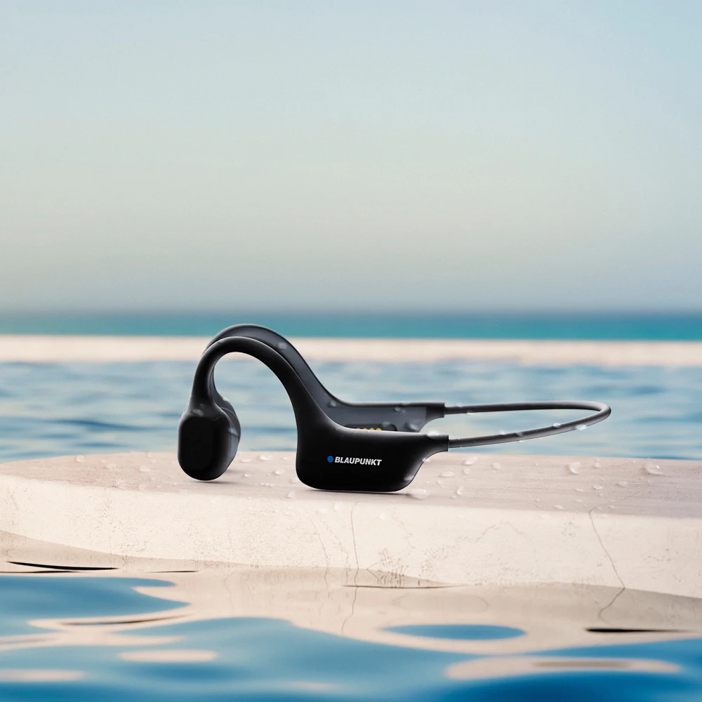 Blaupunkt إلغاء الضوضاء Ai ENC IPX5 مقاوم للماء توصيل العظام سماعات بلوتوث BLP-OE691K رياضة الجري تنفس غالاكسي آيفون التسليم في نفس اليوم