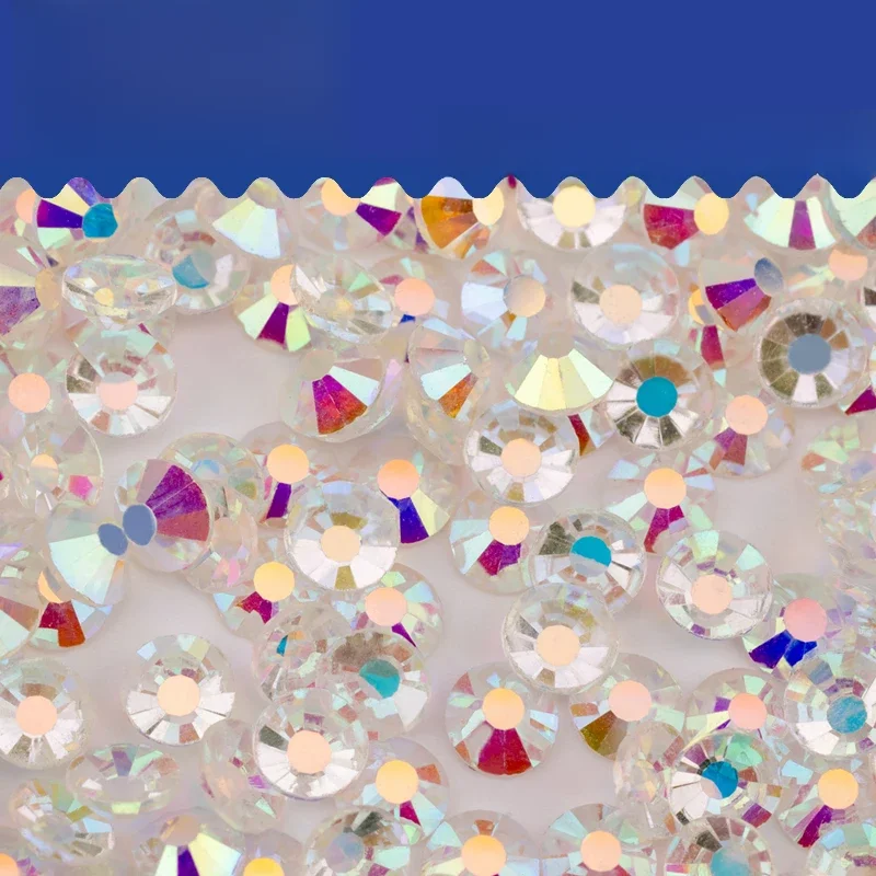 VDD 057 Transparent AB SS3-SS30 verre cristal Strass Flatback paillettes Strass pierres pour Nail Art bricolage accessoires