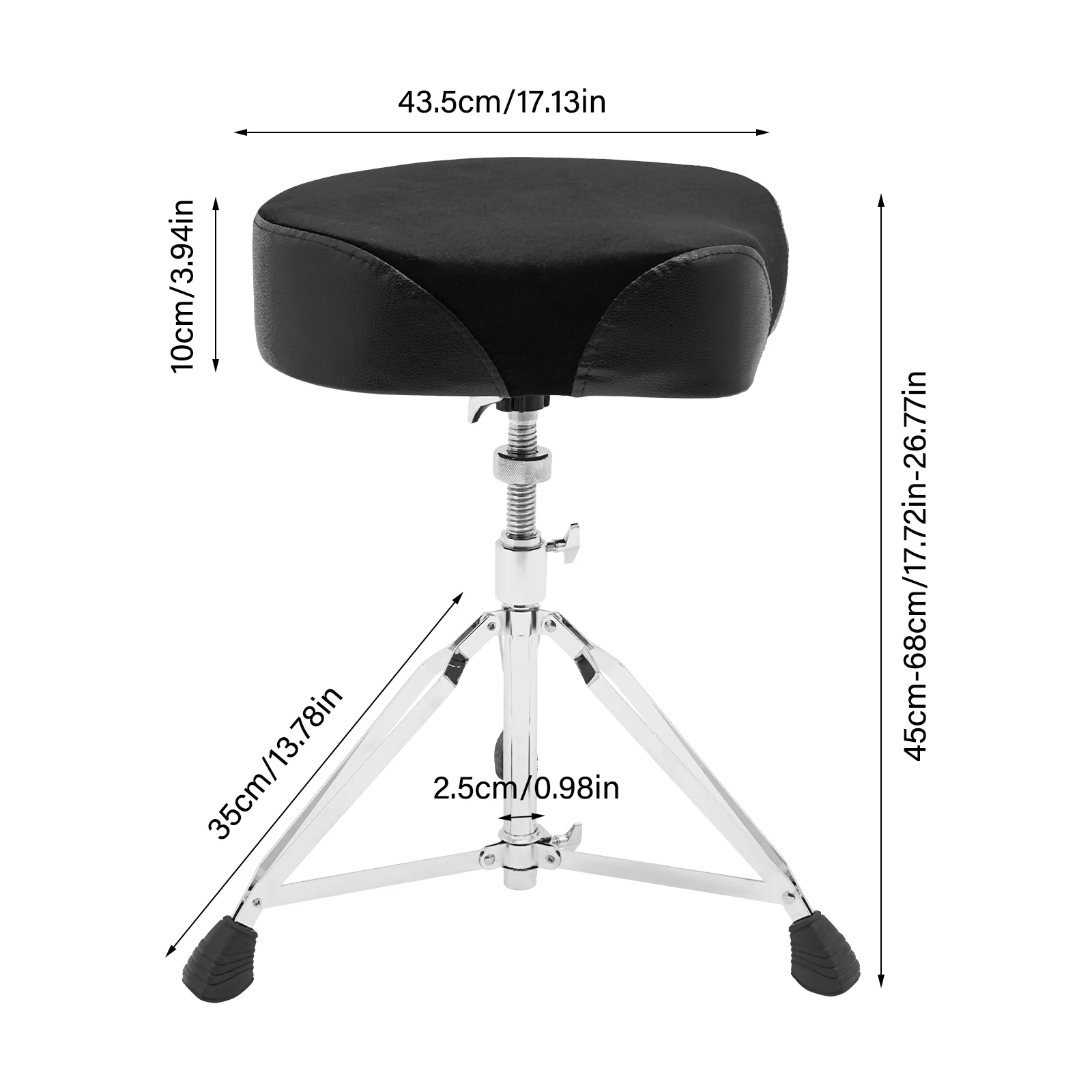 조절 가능한 드럼 스툴, 드럼 의자 시트, 패딩 드럼 시트, 높이 조절 가능, 접이식 및 휴대용, 음악 교실, 미용실용