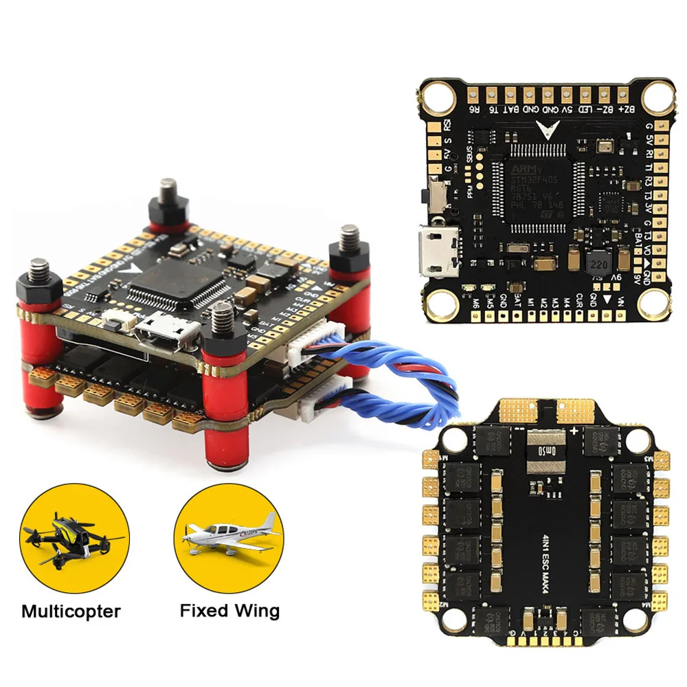 YSIDO Mark4 5 pulgadas FPV marco de fibra de carbono 2207 1850/2550KV Motor F4 45A ECS 5043 combo de hélice para RC FPV Quadcopter Drone parte