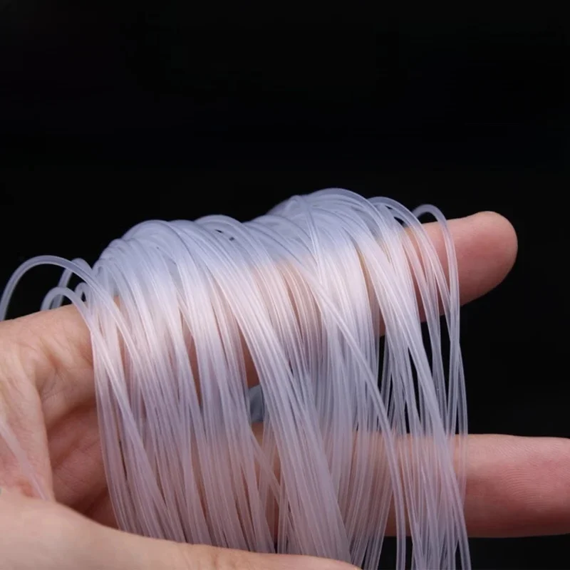 Tuyau capillaire en Silicone Transparent de qualité alimentaire, 5-10 m/rouleau, ID 0.3 0.4 0.5 0.6 0.8 1 2 3 4 5 6mm, Tube capillaire Flexible non toxique