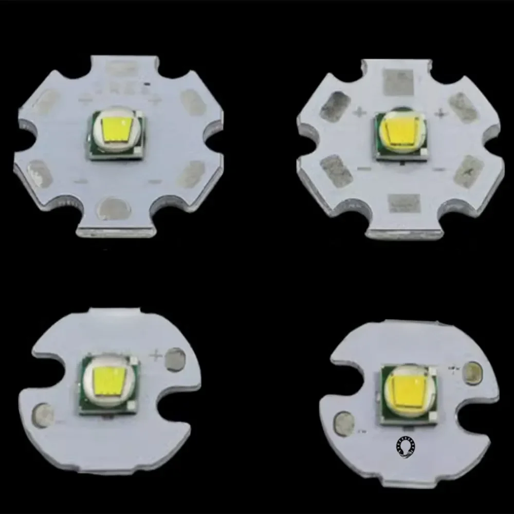 10 sztuk XML xm-l T6 LED T6 U2 10W biały ciepły biały wysokiej dioda LED dużej mocy z 16mm 20mm PCB do majsterkowanego — zdjęcie 2