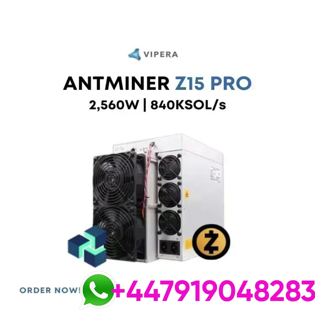 

B. ПРОМО-РОСПРОДАЖА Bitmain Antminer Z15 Pro 840K 2650W Crypto Zcash ZEC Asic Miner