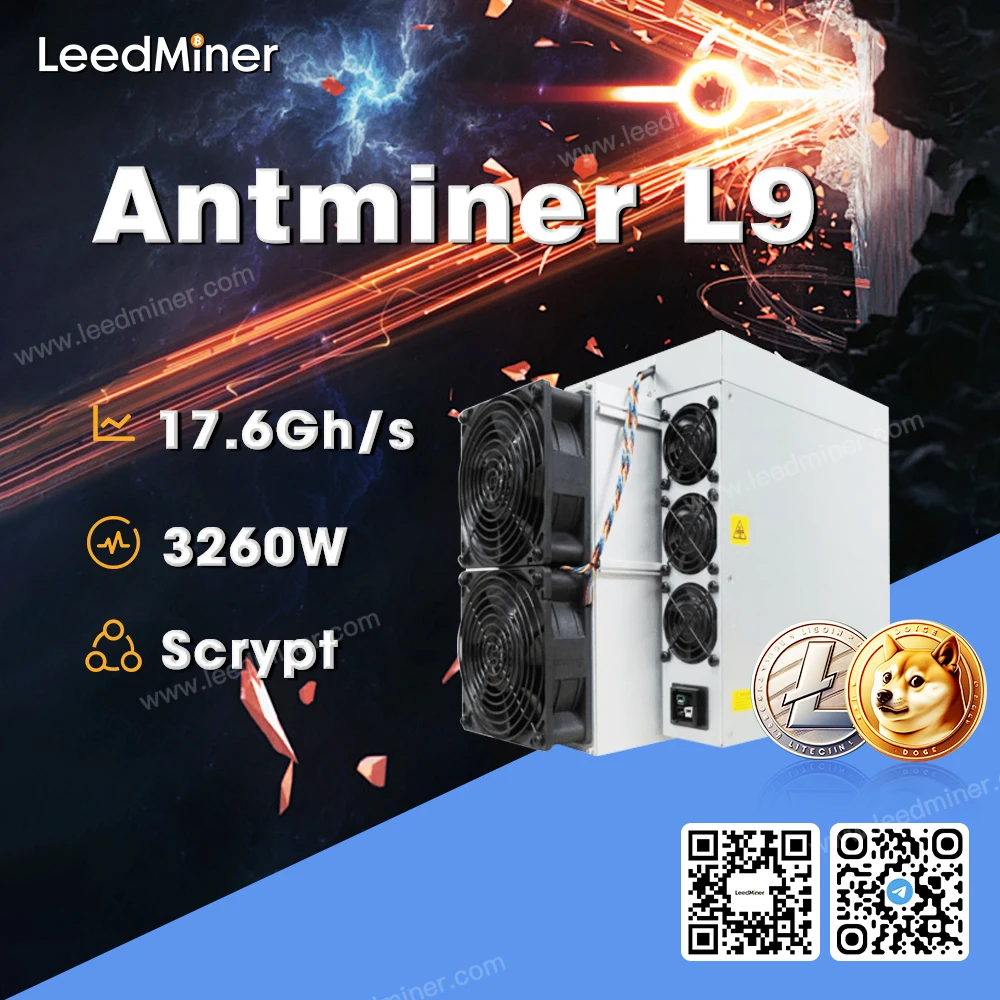 

SPECIAL OFFER BUY 2 GET1 FREE NEW BITMAIN Antminer L9 17GH/S 3360W LTC/DOGE Coin Miner With Warranty IN STOCK BUYN FROM US